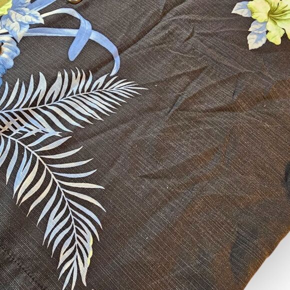 Tommy Bahama SILK Button Down Island Fit Floral Shirt Medium - Picture 2 of 6